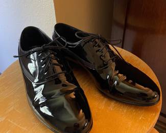 Mezlan Men's Black Patent Leather Dress Shoes