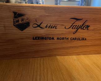 Link Taylor Mahogany Chippendale Style Bed Side Chest