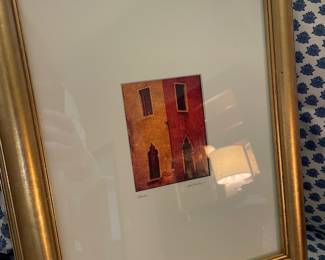 Framed & Matted Fine Art Print "Venice" by Patty Mulligan