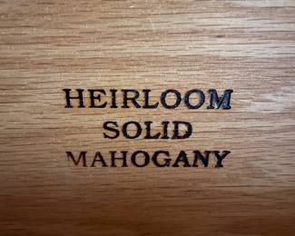 Link Taylor Mahogany Chippendale Style Armoire Dresser