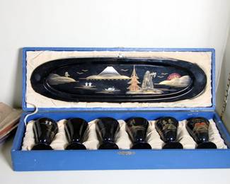 Japanese Glassware Set