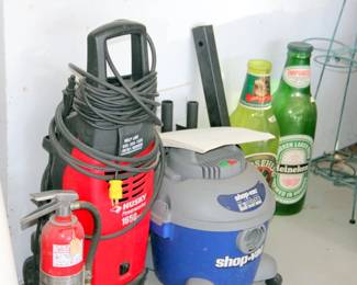 Husky Power Washer, Shop Vac