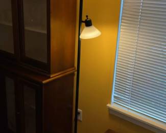 Tall Lamp With Frosted Acrylic Lampshades