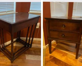 Side Table And Stacking Tables