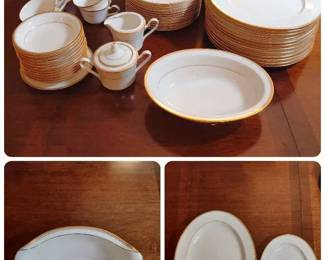 Vintage Noritaki Linton Dishes  Almost Complete Set