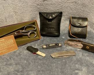 Binoculars, Scissors, Pocket Knives