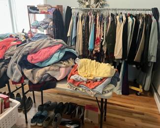 Tons of women’s clothes