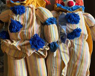 Handcrafted Clown Dolls - made by master dollmaker