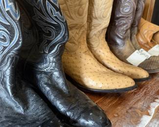Ostrich Cowboy Boots
