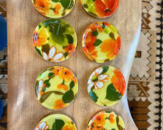 VINTAGE FIBERGLASS COASTERS 