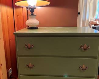 3 DRAWER GREEN DRESSER