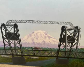 Artwork of Mount Rainier
