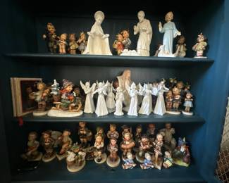 Hummels, Lladros and various figurines (couple of figurines may not be available)