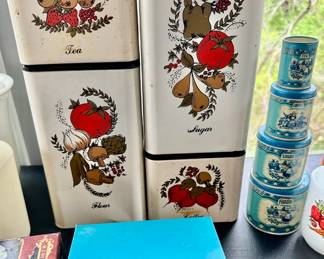 Vintage Corningware Spice of Life Canisters