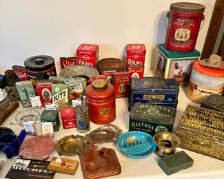 Vintage tobacco tins