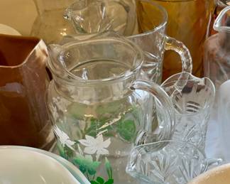 Vintage Large Pitchers