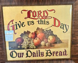 Vintage artwork and wall hangings