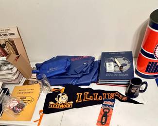 Illinois and Carlinville memorabilia