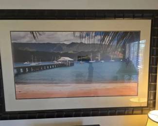 AM160Framed beach scene