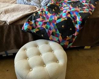 AM314Quilts, Weighted Blanket  Storage Ottoman
