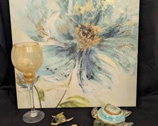 AM133Art, Candle Holder  Turtles