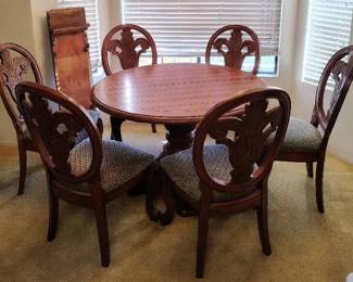AM198Solid 9 Piece Dining Table Set
