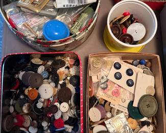 Vintage clothing buttons 