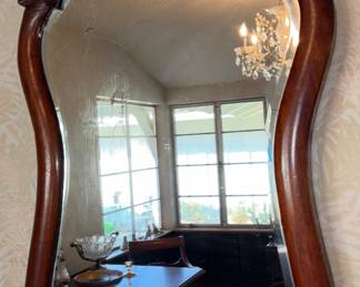 Antique wall mirror