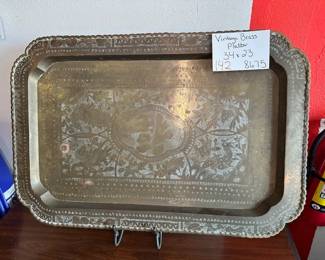 Vintage Brass Platter