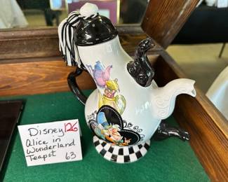 Disney Alice in Wonderland Teapot
