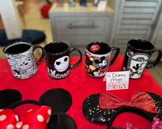 4 Disney Mugs