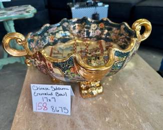 Chinese Satsuma Enameled Bowl