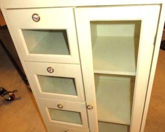 White Bath/Utility Storage Cabinet