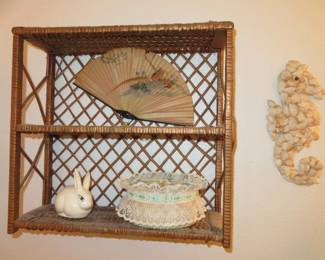 Wicker Wall Shelf