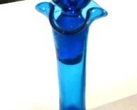 Vintage Blue Blenko Decanter