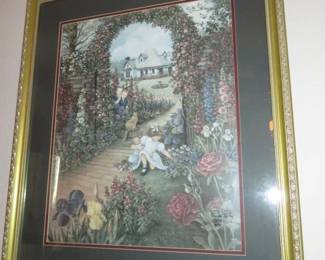 Limited Edition Print "Secret Garden" by artist Glynda Turley