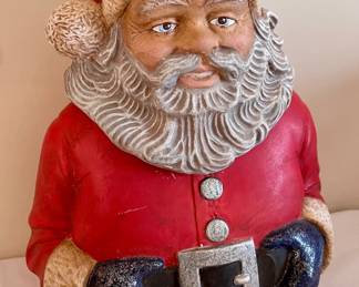 VINTAGE CERAMIC SANTA COOKIE JAR