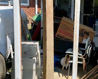 Clothesline Posts w/Wire(Not Pictured )
