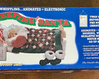 *LIKE NEW SLEEPING SANT AIN ORGINAL BOX