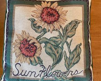 SUNFLOWERS PILLOW