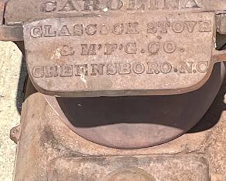 Antique Wood Stove - Carolina Glascock Stive Mfg. Co. - Greensboro, NC