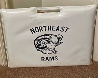 Vintage Northeast Rams Stadium Cushion