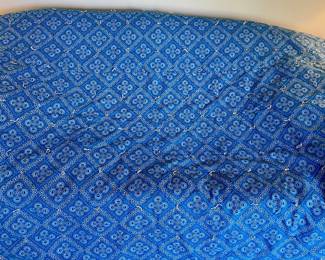 VINTAGEANTIQUE HANDMADE FULL KNOTTED QUILT