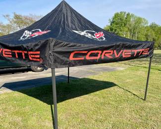 Deluxe C5 Corvette Branded Pop-up Show Canopy/Tent