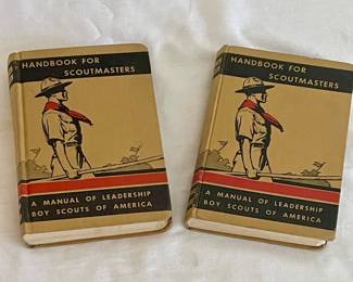 VINTAGE BOY SCOUT HANDBOOK FOR SCOUTMASTERS