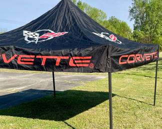 Deluxe C5 Corvette Branded Pop-up Show Canopy/Tent