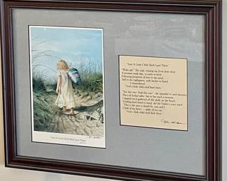 Framed Ken Helser Print w/Poem