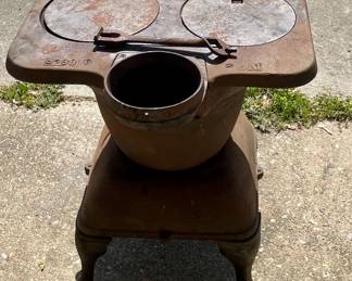 Antique Wood Stove - Carolina Glascock Stive Mfg. Co. - Greensboro, NC