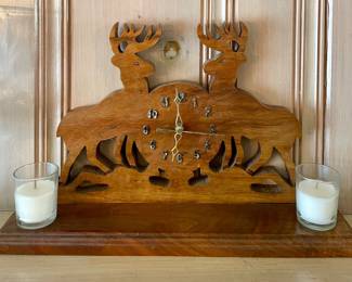 HAND-CRAFTED MANTLE CLOCK
