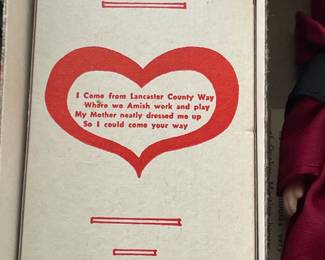 LANCASTER, PA AMISH DOLLS, HORSE/BUGGY